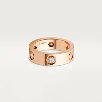love ring rose gold diamonds cartier 1 330x330 - Love Ring - Rose Gold, Diamonds - Cartier