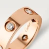 Love Ring – Rose Gold, Diamonds – Cartier