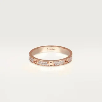 Love Ring, Sm – Rose Gold, Diamonds – Cartier
