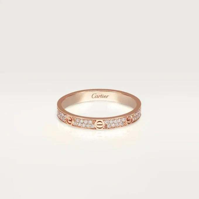 Love Ring, Sm – Rose Gold, Diamonds – Cartier Love Ring, Sm – Rose Gold, Diamonds – Cartier