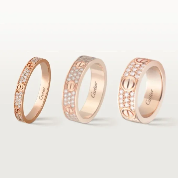 Love Ring, Sm – Rose Gold, Diamonds – Cartier Love Ring, Sm – Rose Gold, Diamonds – Cartier
