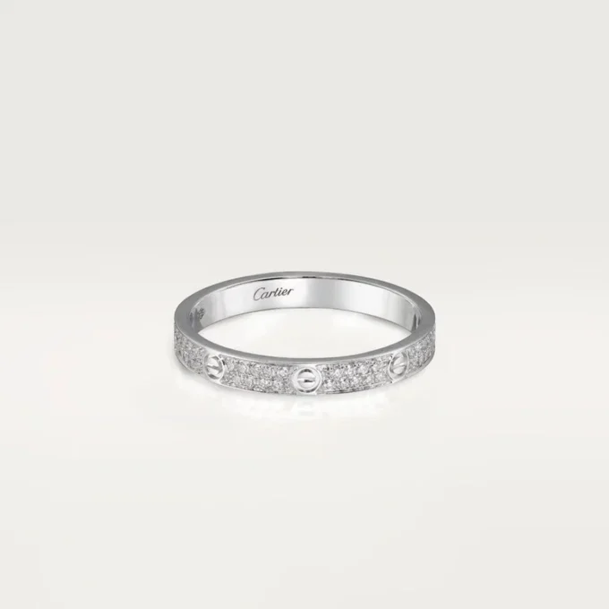 Love Ring, Sm – White Gold, Diamonds – Cartier Love Ring, Sm – White Gold, Diamonds – Cartier