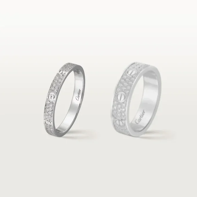 Love Ring, Sm – White Gold, Diamonds – Cartier Love Ring, Sm – White Gold, Diamonds – Cartier