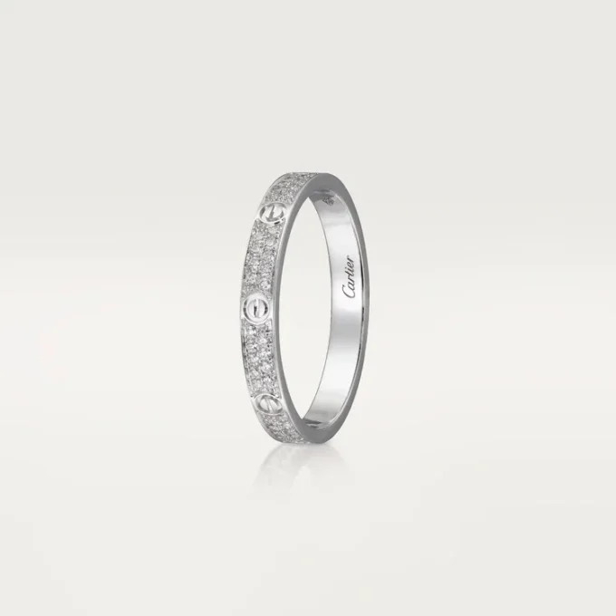 Love Ring, Sm – White Gold, Diamonds – Cartier Love Ring, Sm – White Gold, Diamonds – Cartier