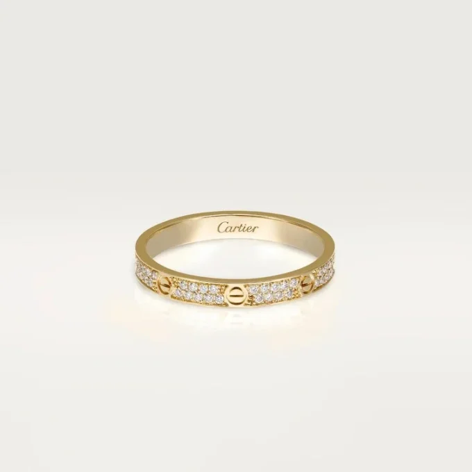 Love Ring, Sm – Yellow Gold, Diamonds – Cartier Love Ring, Sm – Yellow Gold, Diamonds – Cartier