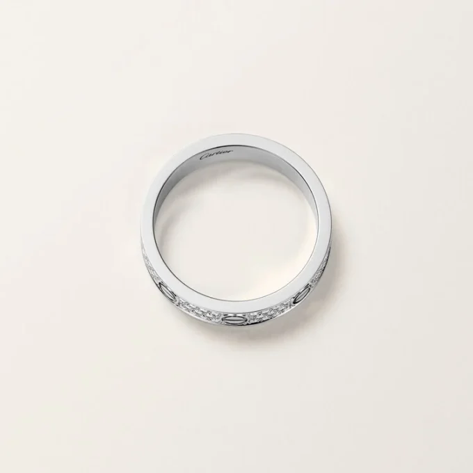 Love Ring, Small Model, Paved Love Ring, Small Model, Paved