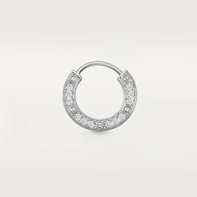 Love Single Earring – White Gold, Diamond – Cartier