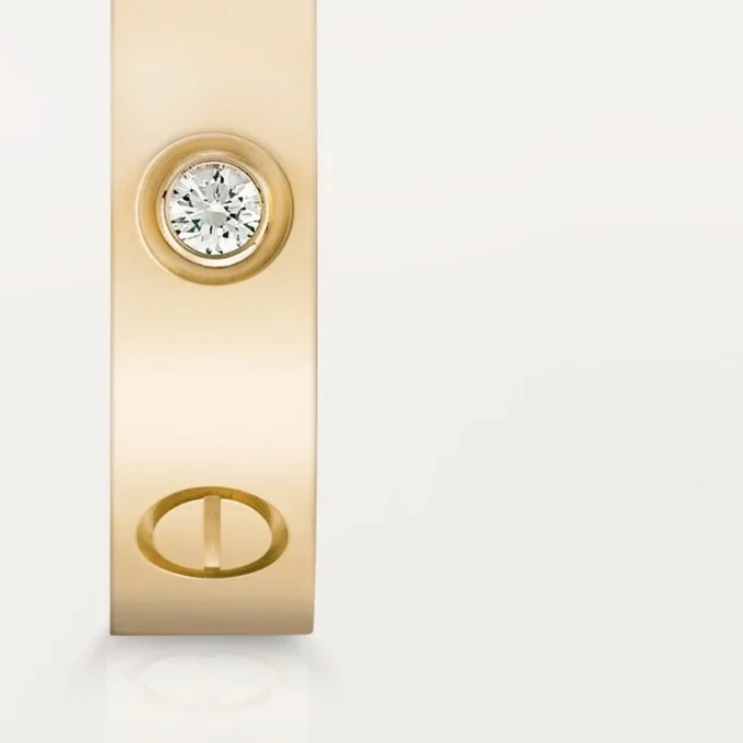 Love Wedding Band, 1 Diamond – Yellow Gold, Diamond – Cartier Love Wedding Band, 1 Diamond – Yellow Gold, Diamond – Cartier