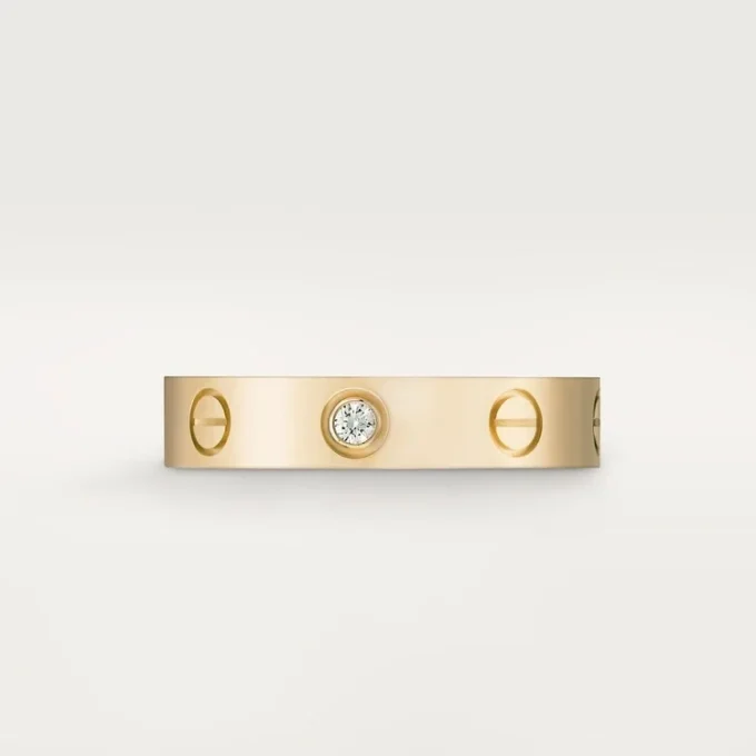 Love Wedding Band, 1 Diamond – Yellow Gold, Diamond – Cartier Love Wedding Band, 1 Diamond – Yellow Gold, Diamond – Cartier