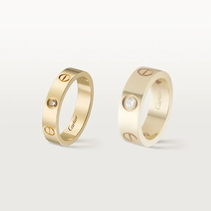 Love Wedding Band, 1 Diamond – Yellow Gold, Diamond – Cartier Love Wedding Band, 1 Diamond – Yellow Gold, Diamond – Cartier