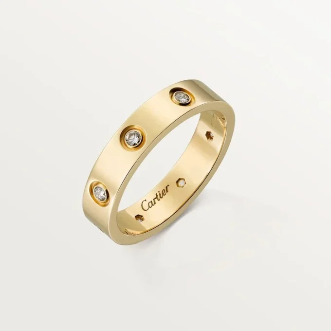 Love Wedding Band, 8 Diamonds – Yellow Gold, Diamonds – Cartier Love Wedding Band, 8 Diamonds – Yellow Gold, Diamonds – Cartier