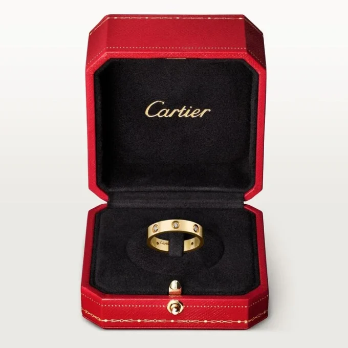 Love Wedding Band, 8 Diamonds – Yellow Gold, Diamonds – Cartier Love Wedding Band, 8 Diamonds – Yellow Gold, Diamonds – Cartier
