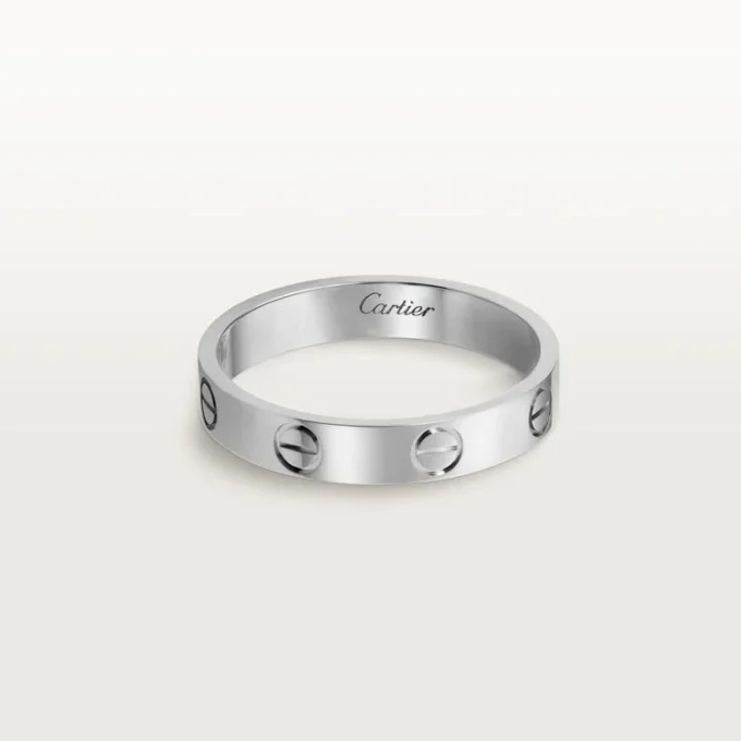 Love Wedding Band – Platinum – Cartier Love Wedding Band – Platinum – Cartier