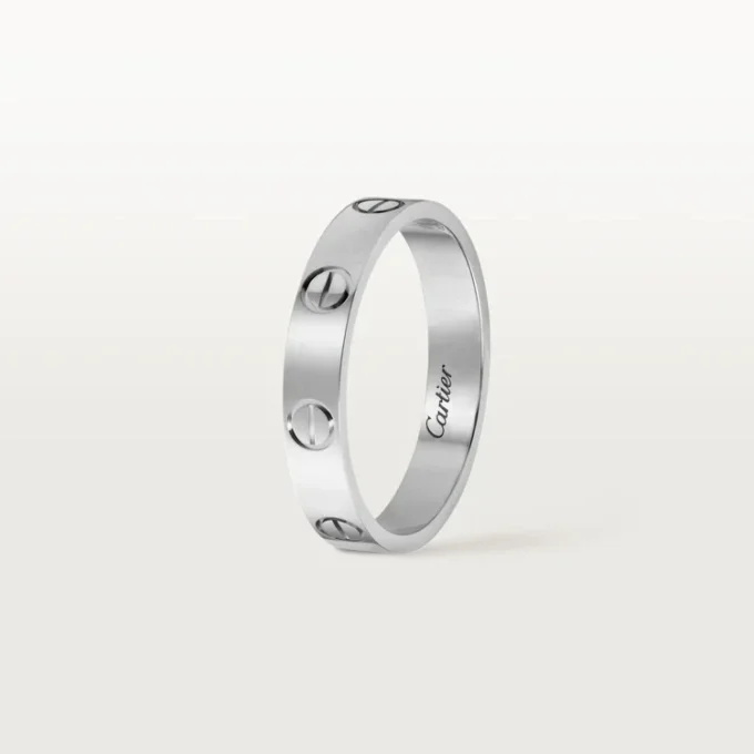 Love Wedding Band – Platinum – Cartier Love Wedding Band – Platinum – Cartier
