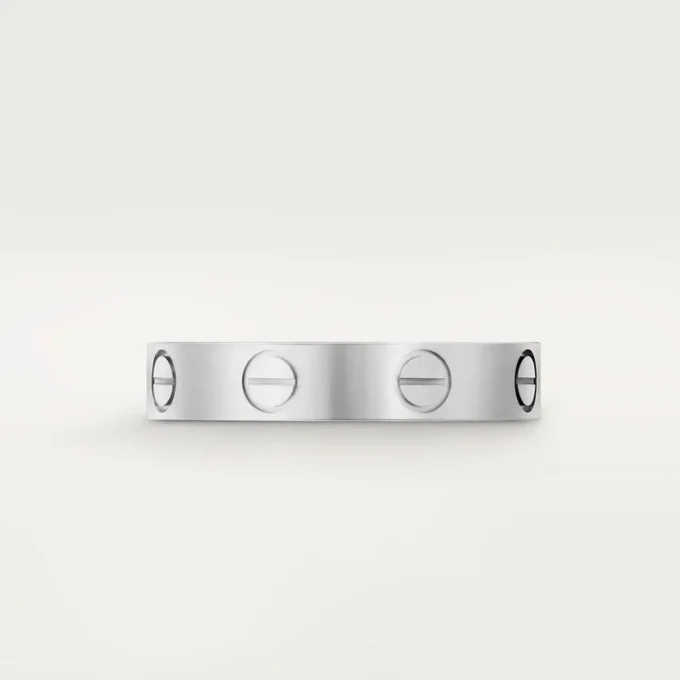Love Wedding Band – Platinum – Cartier Love Wedding Band – Platinum – Cartier
