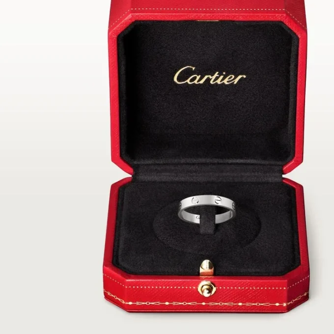 Love Wedding Band – White Gold – Cartier Love Wedding Band – White Gold – Cartier