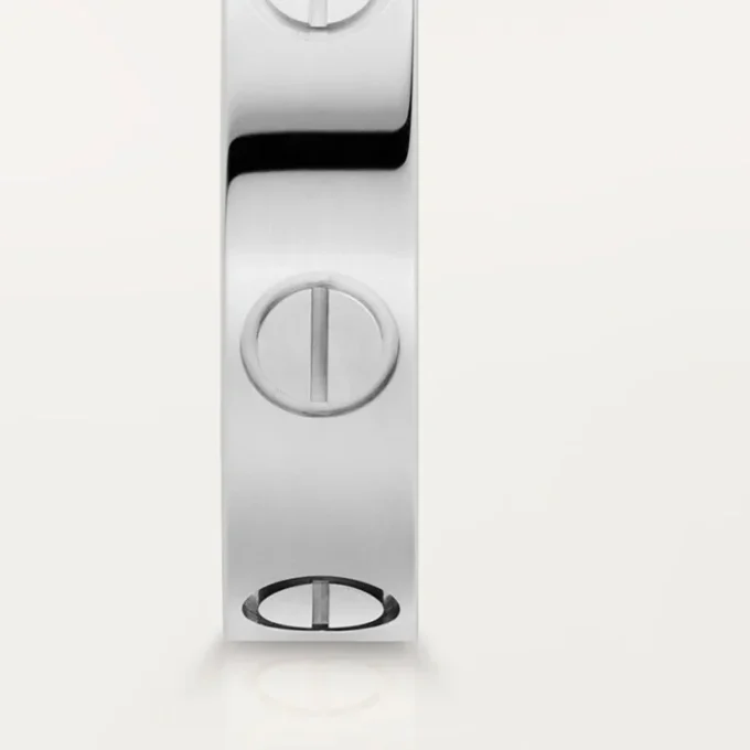 Love Wedding Band – White Gold – Cartier Love Wedding Band – White Gold – Cartier