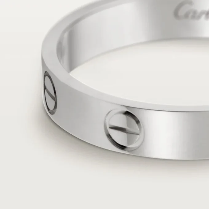 Love Wedding Band – White Gold – Cartier Love Wedding Band – White Gold – Cartier