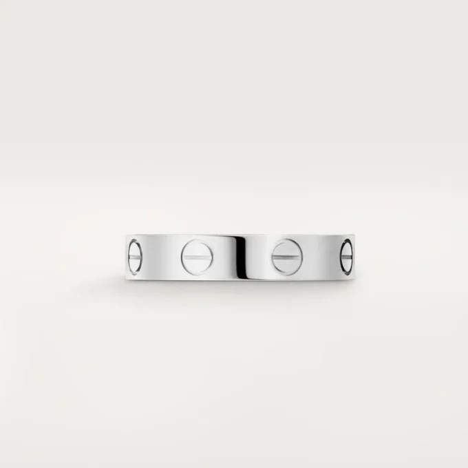 Love Wedding Band – White Gold – Cartier Love Wedding Band – White Gold – Cartier