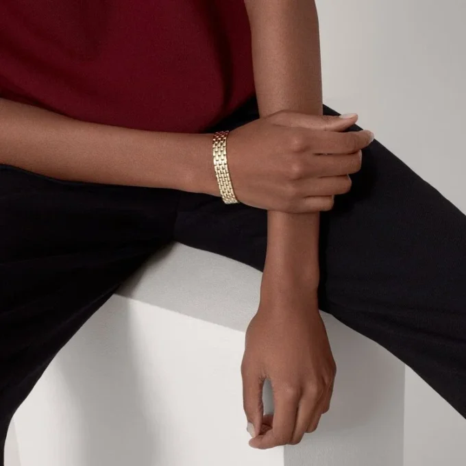 Maillon Panthere Bracelet, Five Rows Maillon Panthere Bracelet, Five Rows