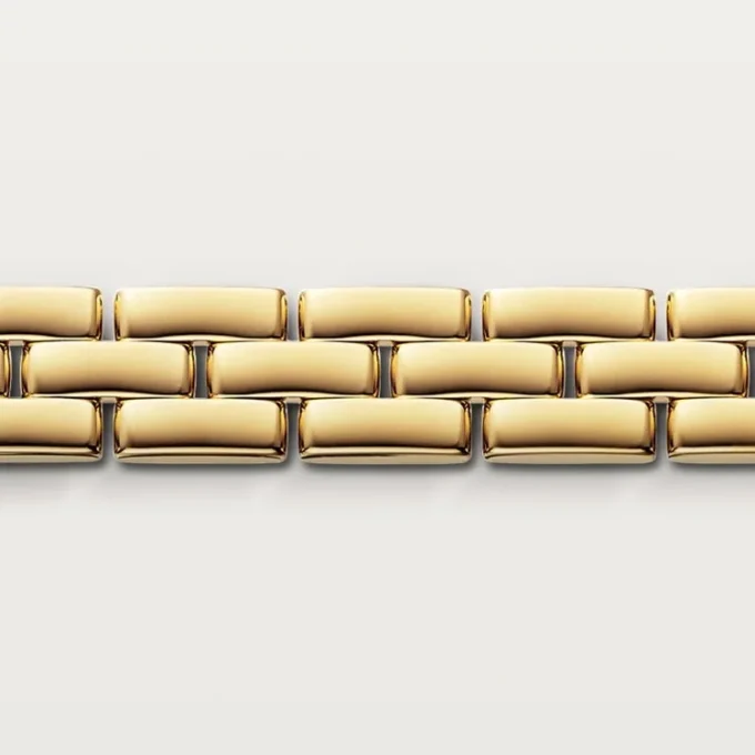 Maillon Panthere Bracelet, Three Rows Maillon Panthere Bracelet, Three Rows