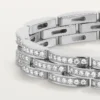 Maillon Panthere Bracelet, Triple Row, Paved Maillon Panthere Bracelet, Triple Row, Paved