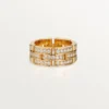 Maillon Panthere Ring, 3 Half Diamond-Paved Rows – Pink Gold, Diamonds – Cartier Maillon Panthere Ring, 3 Half Diamond-Paved Rows – Pink Gold, Diamonds – Cartier