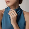 Maillon Panthere Ring, 3 Half Diamond-Paved Rows – White Gold, Diamonds – Cartier Maillon Panthere Ring, 3 Half Diamond-Paved Rows – White Gold, Diamonds – Cartier