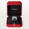 Maillon Panthere Ring, 3 Half Diamond-Paved Rows – White Gold, Diamonds – Cartier Maillon Panthere Ring, 3 Half Diamond-Paved Rows – White Gold, Diamonds – Cartier