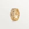 Maillon Panthere Ring, 3 Half Diamond-Paved Rows – Yellow Gold, Diamonds – Cartier Maillon Panthere Ring, 3 Half Diamond-Paved Rows – Yellow Gold, Diamonds – Cartier