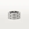 Maillon Panthere Ring, Five Rows, Paved Maillon Panthere Ring, Five Rows, Paved