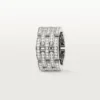 Maillon Panthere Ring, Five Rows, Paved Maillon Panthere Ring, Five Rows, Paved