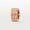 Maillon Panthere Ring, Five Rows, Paved Maillon Panthere Ring, Five Rows, Paved