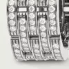 Maillon Panthere Ring, Five Rows, Paved Maillon Panthere Ring, Five Rows, Paved