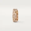 Maillon Panthere Ring, Triple Row, Paved Maillon Panthere Ring, Triple Row, Paved