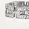 Maillon Panthere Ring, Triple Row, Paved Maillon Panthere Ring, Triple Row, Paved
