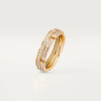 Maillon Panthere Ring – Yellow Gold, Diamonds – Cartier