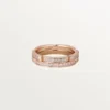 Maillon Panthere Thin Wedding Band, 2 Half Diamond-Paved Rows – Pink Gold, Diamonds – Cartier Maillon Panthere Thin Wedding Band, 2 Half Diamond-Paved Rows – Pink Gold, Diamonds – Cartier