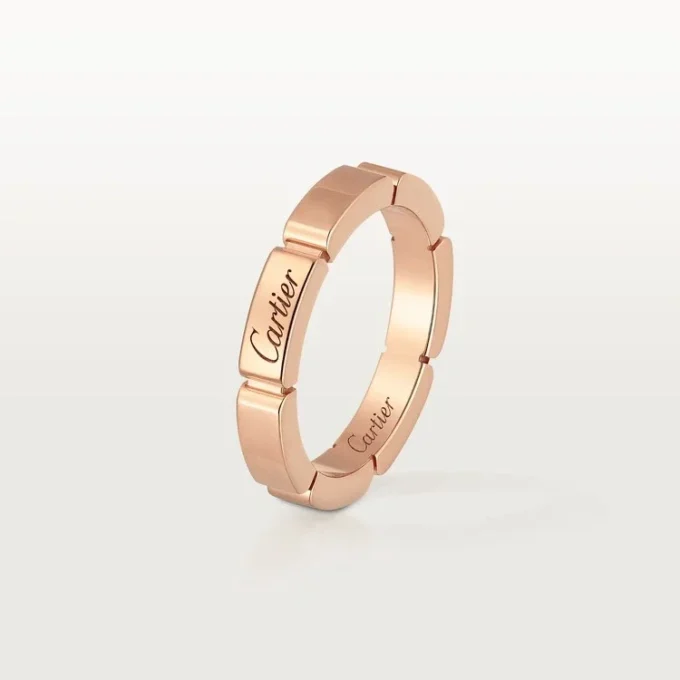 Maillon Panthere Wedding Band – Pink Gold – Cartier Maillon Panthere Wedding Band – Pink Gold – Cartier