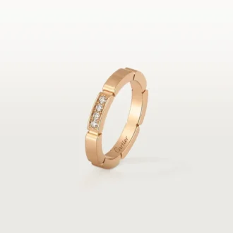 Maillon Panthere Wedding Band – Pink Gold, Diamonds – Cartier
