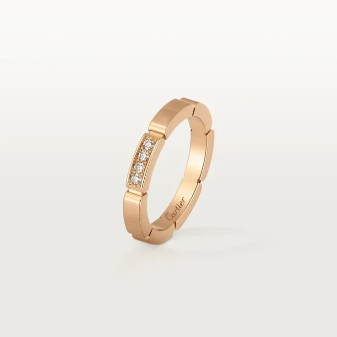 Maillon Panthere Wedding Band – Pink Gold, Diamonds – Cartier Maillon Panthere Wedding Band – Pink Gold, Diamonds – Cartier