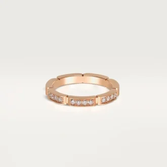 Maillon Panthere Wedding Band – Pink Gold, Diamonds – Cartier