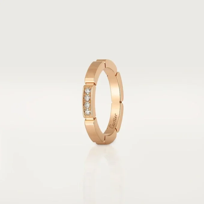 Maillon Panthere Wedding Band – Pink Gold, Diamonds – Cartier Maillon Panthere Wedding Band – Pink Gold, Diamonds – Cartier