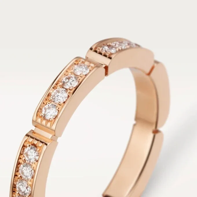 Maillon Panthere Wedding Band – Pink Gold, Diamonds – Cartier Maillon Panthere Wedding Band – Pink Gold, Diamonds – Cartier