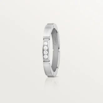 Maillon Panthere Wedding Band – White Gold, Diamonds – Cartier