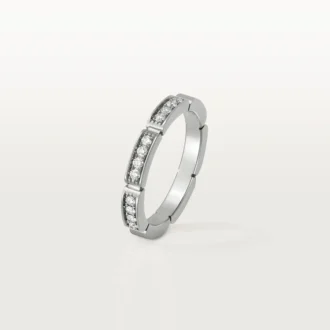 Maillon Panthere Wedding Band – White Gold, Diamonds – Cartier