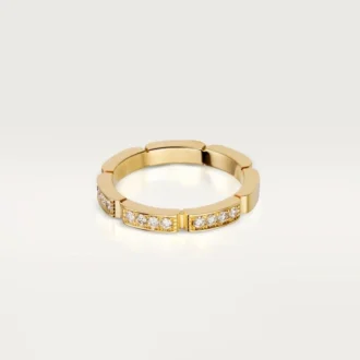 Maillon Panthere Wedding Band – Yellow Gold, Diamonds – Cartier