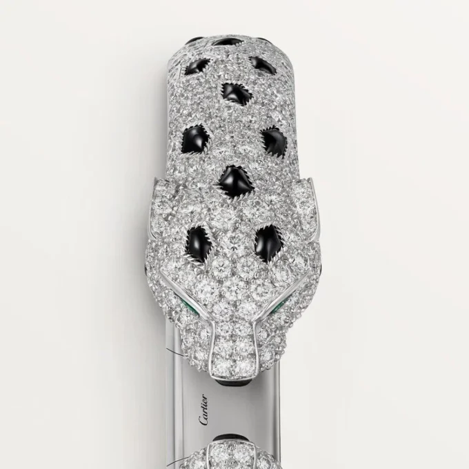 Panthere De Cartier Bracelet, Articulated, Paved Panthere De Cartier Bracelet, Articulated, Paved