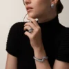 Panthere De Cartier Bracelet, Black Lacquer, Paved Panthere De Cartier Bracelet, Black Lacquer, Paved