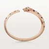 Panthere De Cartier Bracelet, Medium Model, Half-Paved Panthere De Cartier Bracelet, Medium Model, Half-Paved